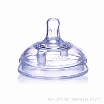 Protectores de escudo de pezón de silicona cubierta de lactancia materna